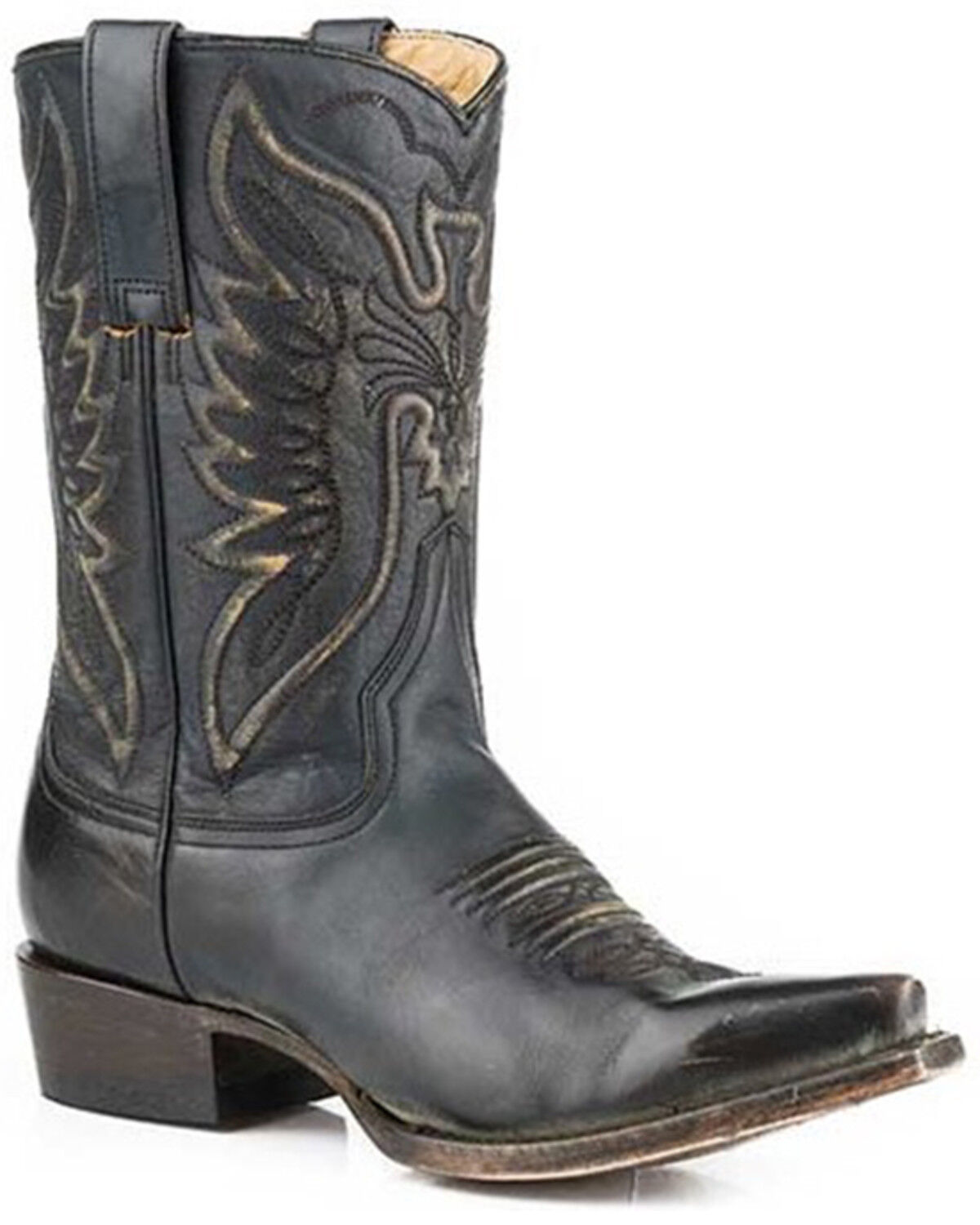 Image #1 - Stetson Women's Tate Western Boots - Snip Toe, Black, hi-res