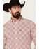 Image #2 - Ariat Men's Boot Barn Exclusive Clifford Logo Twill Medallion Long Sleeve Button-Down Western Shirt, Red, hi-res