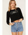Image #2 - Shyanne Women's Celestial Long Sleeve Graphic Tee, Black, hi-res