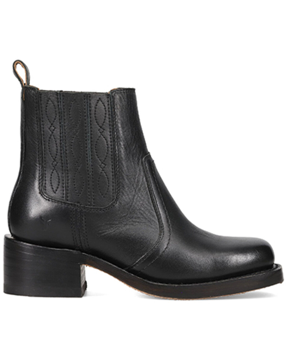 Image #2 - Frye Women's Campus Chelsea Boots - Square Toe, Black, hi-res