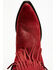Liberty Black Women's Vegas Fringe Western Boots - Snip Toe, Red, hi-res
