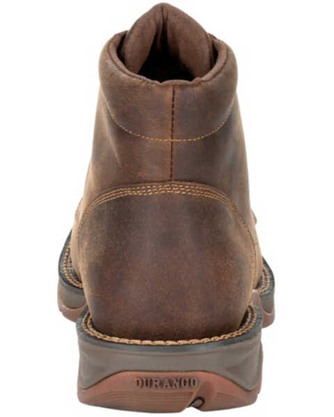 Image #4 - Durango Men's Dirt Rebel Chukka Boots - Square Toe, Medium Brown, hi-res