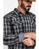 Image #4 - Cody James Men's Chapman Small Plaid Long Sleeve Western Shirt, Black, hi-res