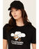 Image #2 - Troll Co Women's Savage Dirty Hands Clean Money Short Sleeve Graphic Tee, Black, hi-res