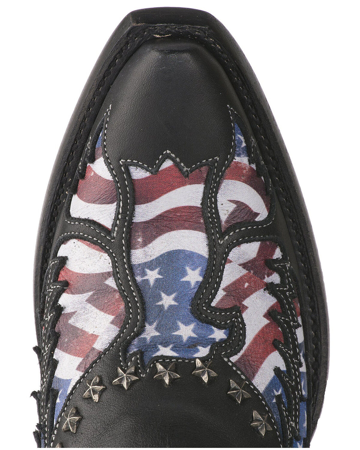 Image #6 - Lane Women's Old Glory Western Boots - Snip Toe, Black, hi-res