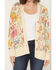 Image #3 - Cleo + Wolf Women's Floral Embroidered Button-Down Sweater, Sand, hi-res