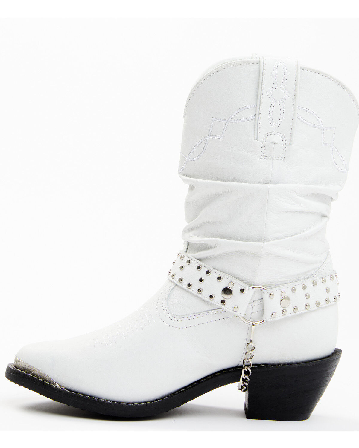 Image #3 - Shyanne Women's Addie Western Boots - Round Toe, White, hi-res