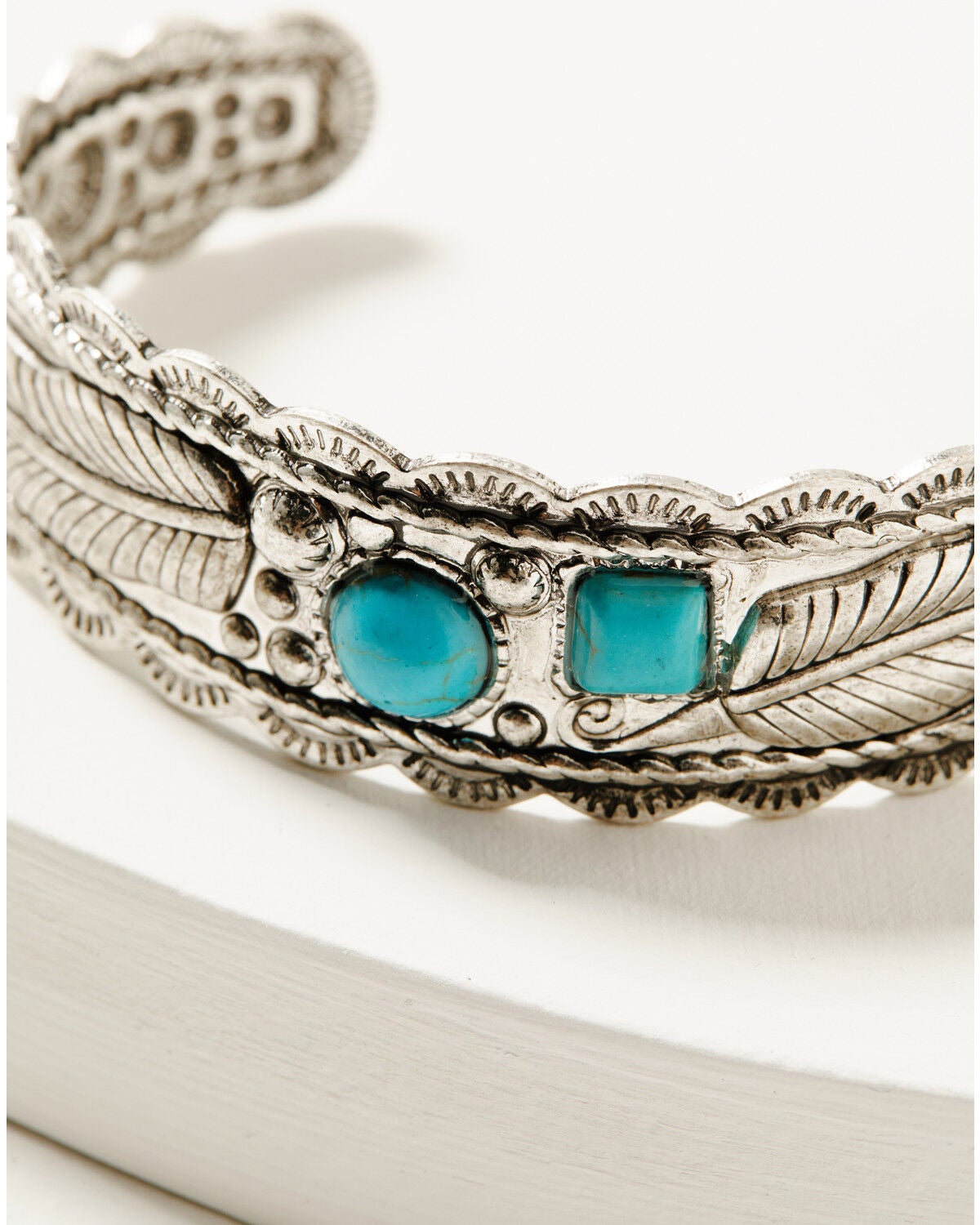 Image #2 - Shyanne Women's Frontier Antique Cuff Bracelet, Silver, hi-res