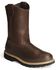 Georgia Boot Men's Giant Pull-On Work Boots - Steel Toe, Brown, hi-res