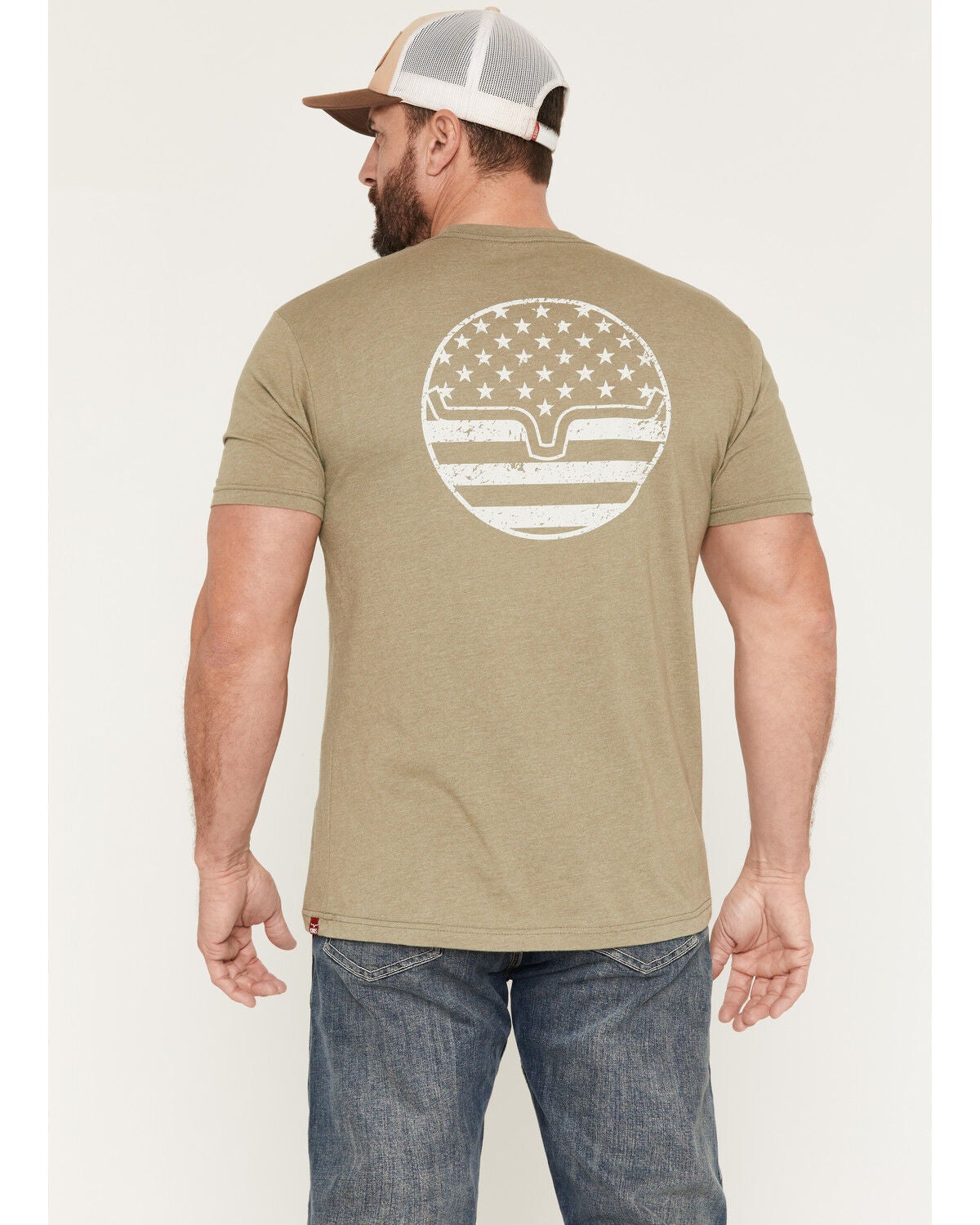 Kimes Ranch Men's Bullseye Short Sleeve Graphic T-Shirt, Olive, hi-res