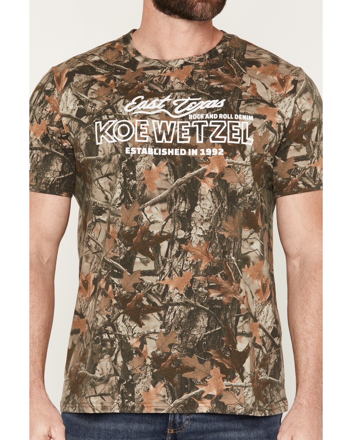 Image #3 - Rock & Roll Denim X Koe Wetzel Men's Camo Print Short Sleeve Graphic T-Shirt, Camouflage, hi-res