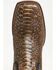 Image #6 - Cody James Men's Slyde Exotic Python Western Boots - Broad Square Toe, Brown, hi-res