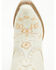 Image #6 - Dingo Girls' Full Bloom Western Boots - Snip Toe, White, hi-res