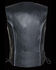 Image #4 - Milwaukee Leather Women's Side Lace Concealed Carry Vest - 5X, Black, hi-res