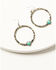 Image #2 - Shyanne Women's Americana Round Earrings , Silver, hi-res