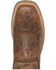 Image #5 - Double H Men's Bregman Western Boots - Broad Square Toe, Brown, hi-res