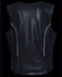 Image #2 - Milwaukee Leather Women's Lightweight Crinkle Snap Front Vest - 5X, Black, hi-res