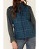 Image #3 - Cinch Women's Southwestern Print Bonded Concealed Carry Zip-Front Vest , , hi-res