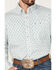 Image #3 - George Strait by Wrangler Men's Geo Print Long Sleeve Button Down Shirt, Green, hi-res