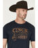 Image #2 - Cinch Men's Ranch Rodeo Logo Short Sleeve Graphic T-Shirt, Navy, hi-res