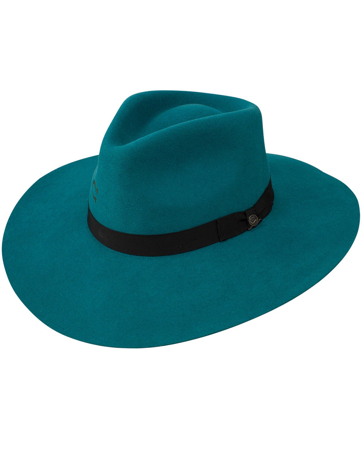 Charlie 1 Horse Women's Highway Wool Western Fashion Hat, Teal, hi-res