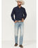 Image #1 - RANK 45® Men's Ambush Slim Straight Stretch Denim Jeans, Light Wash, hi-res
