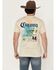 Image #1 - Changes Men's Corona La Vida Mas Fina Short Sleeve Graphic T-Shirt, Natural, hi-res