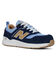 Image #1 - New Balance Men's Elite Lite Work Shoes - Composite Toe, Brown/blue, hi-res