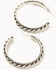 Image #2 - Idyllwind Women's Ethel Antique Hoop Earring Set - 2 Piece, Red, hi-res