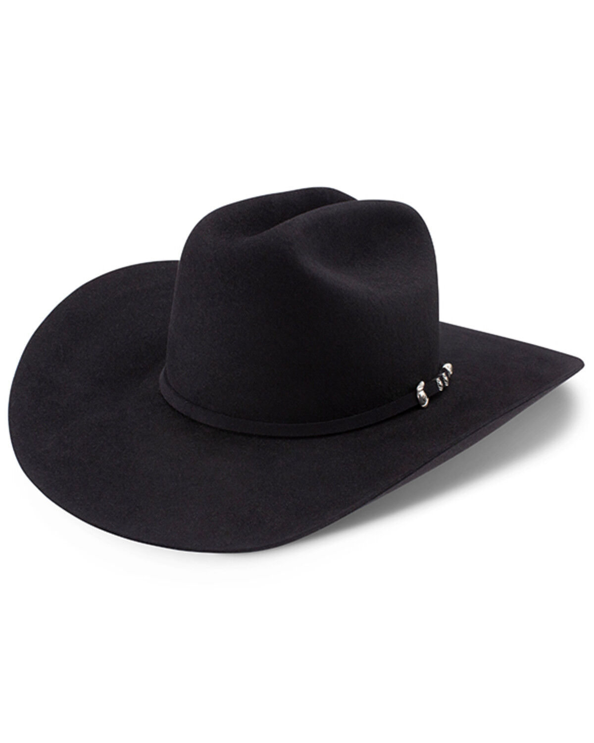Image #1 - George Strait by Resistol Ox Bow 6X Felt Cowboy Hat, Black, hi-res