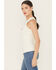 Image #3 - Idyllwind Women's Locals Only Graphic Ribbed Tank, Ivory, hi-res