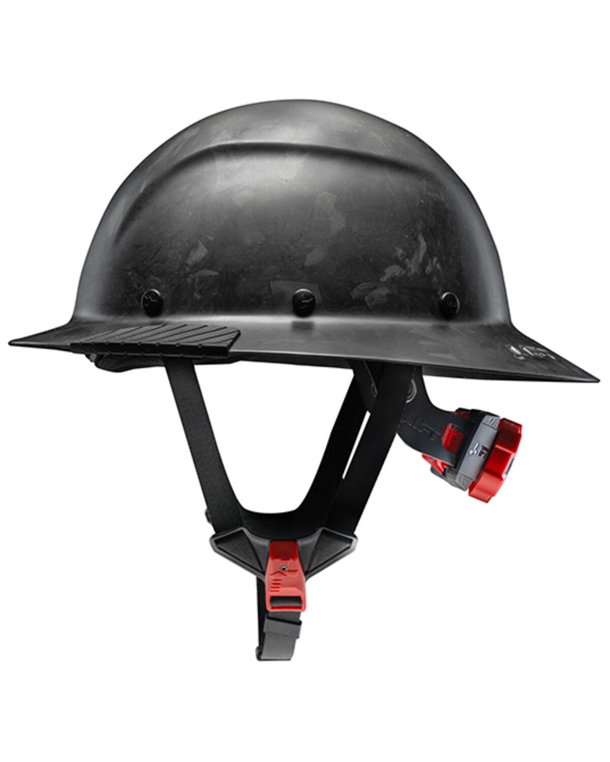 Lift Safety DAX Forged Carbon Full Brim Matte Hard Hat, Black, hi-res