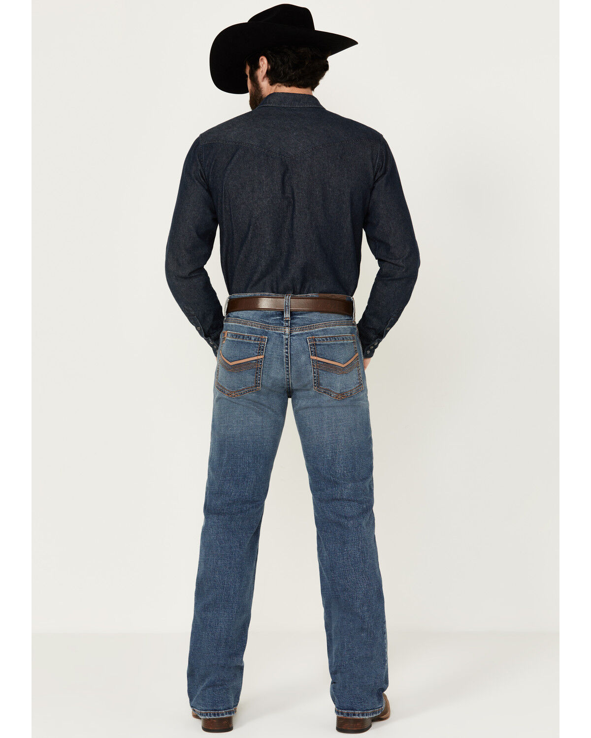Image #3 - Cody James Men's Medium Wash Bronco Slim Bootcut Stretch Denim Jeans, Medium Wash, hi-res