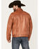 Image #4 - Scully Men's Leather Bomber Jacket, Cognac, hi-res