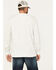 Image #4 - North River Men's Heathered Waffle Long Sleeve Henley, Natural, hi-res