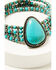 Image #2 - Shyanne Women's Isla Oasis Beaded Stretch Bracelet, Turquoise, hi-res