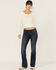 Image #3 - Wrangler Retro Women's Dark Wash Sierra Mid Rise Bootcut Stretch Denim Jeans, Dark Wash, hi-res