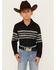 Image #1 - Roper Boys' Border Stripe Long Sleeve Snap Western Shirt, , hi-res