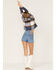 Levi's Women's Light Wash High Rise Seamed Denim Mom Shorts, Blue, hi-res