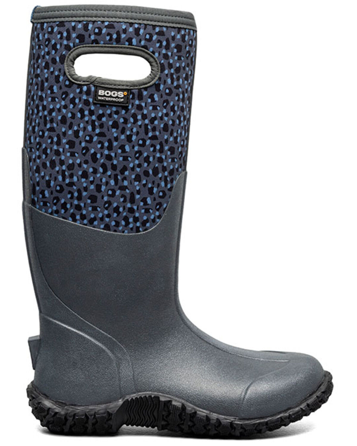 Image #2 - Bogs Women's Mesa Joyful Jungle Rain Boots - Round Toe, Dark Grey, hi-res