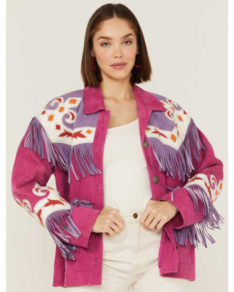 Image #2 - Double D Ranch Women's Bandera Jacket, Pink, hi-res