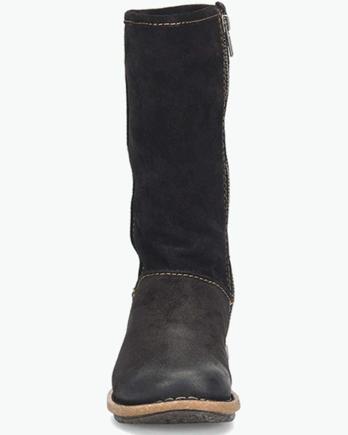 Image #4 - Born Women's Salee Mid Calf Boots - Round Toe, Black, hi-res