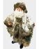 Image #1 - Santa's Workshop 10" Woodsman Santa Figurine, Brown, hi-res