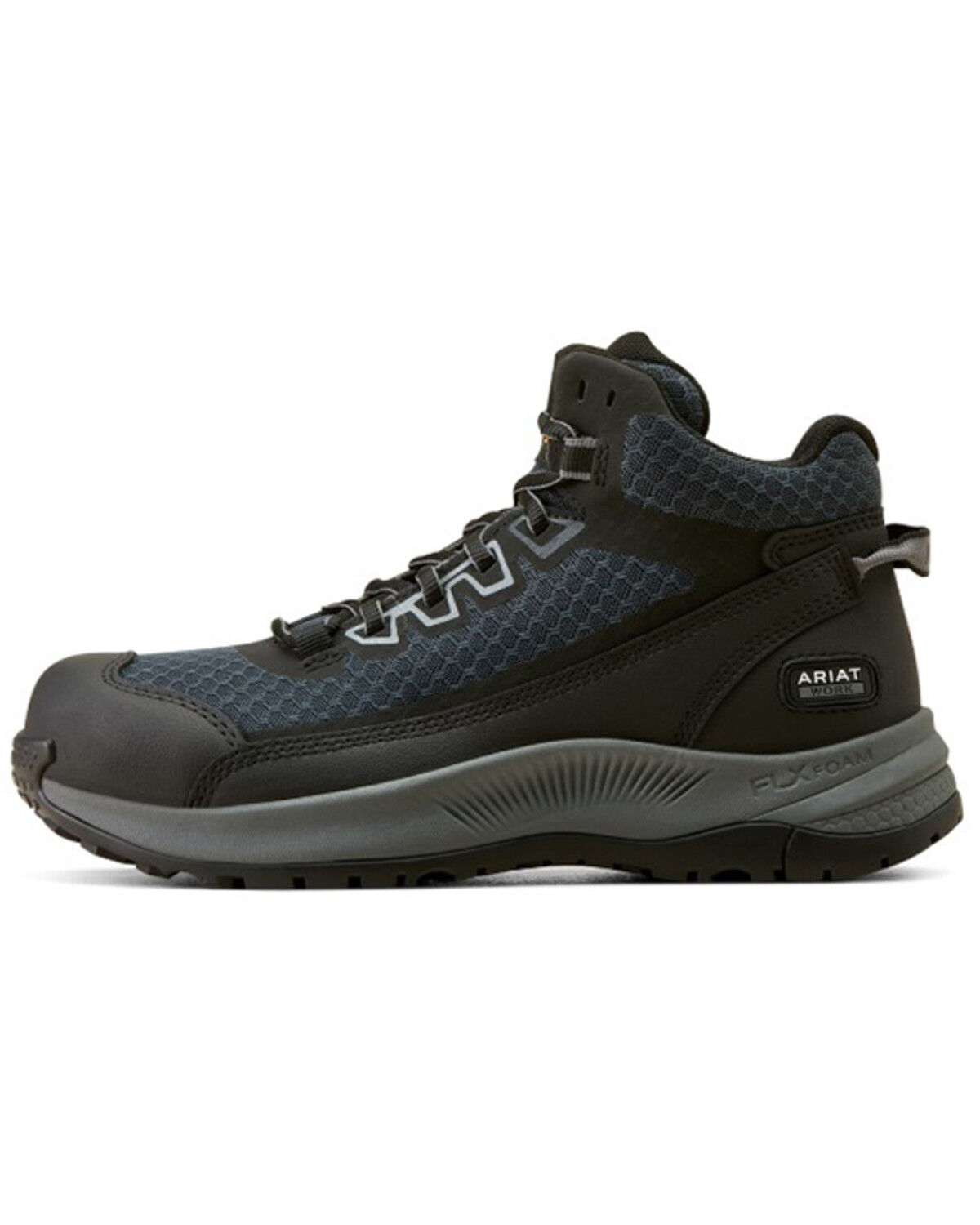 Image #2 - Ariat Women's Outpace Shift Mid Work Shoes - Composite Toe, Black, hi-res