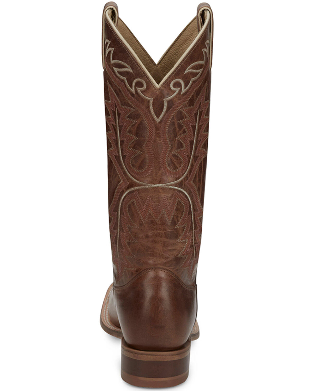 Image #5 - Justin Women's Stella Western Boots - Broad Square Toe, Tan, hi-res