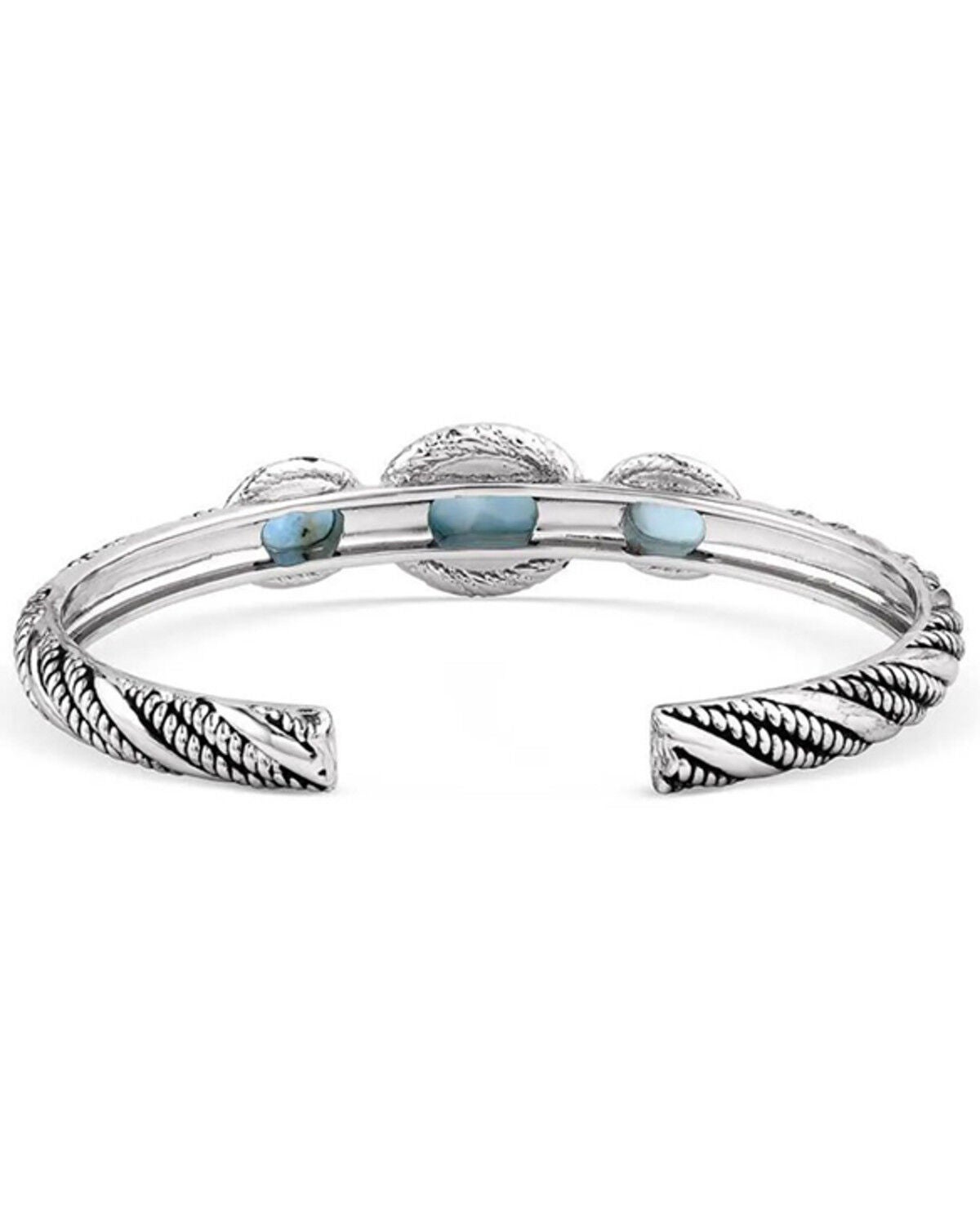 Image #2 - Montana Silversmiths Women's Peace & Serenity Cuff Bracelet, Silver, hi-res