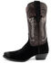 Image #3 - Ferrini Women's Roughrider Western Boots - Snip Toe, Black, hi-res