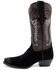 Image #3 - Ferrini Women's Roughrider Western Boots - Snip Toe , Black, hi-res
