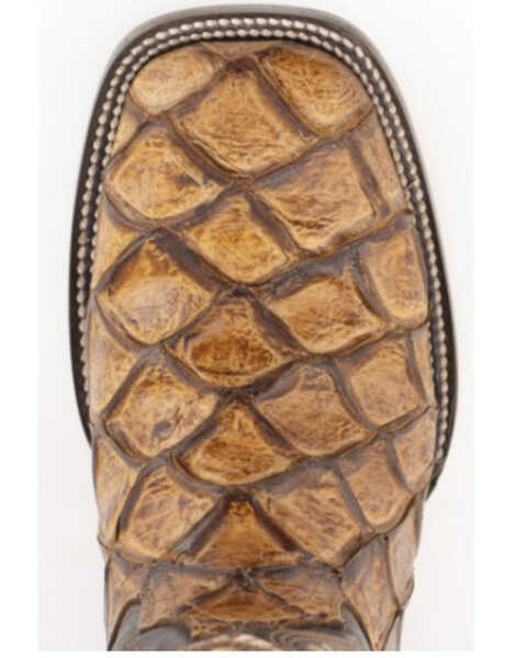 Image #5 - Ferrini Women's Bronco Western Boots - Square Toe, Dark Brown, hi-res