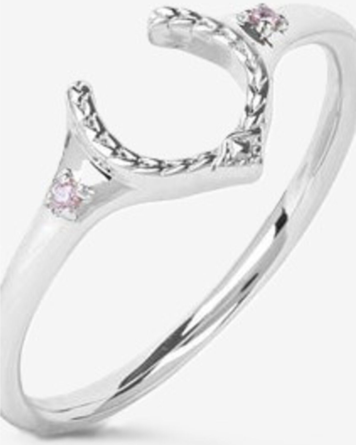 Equestrian Jewelry by Kelly Herd Women's Horseshoe Size 9 Ring, Silver, hi-res
